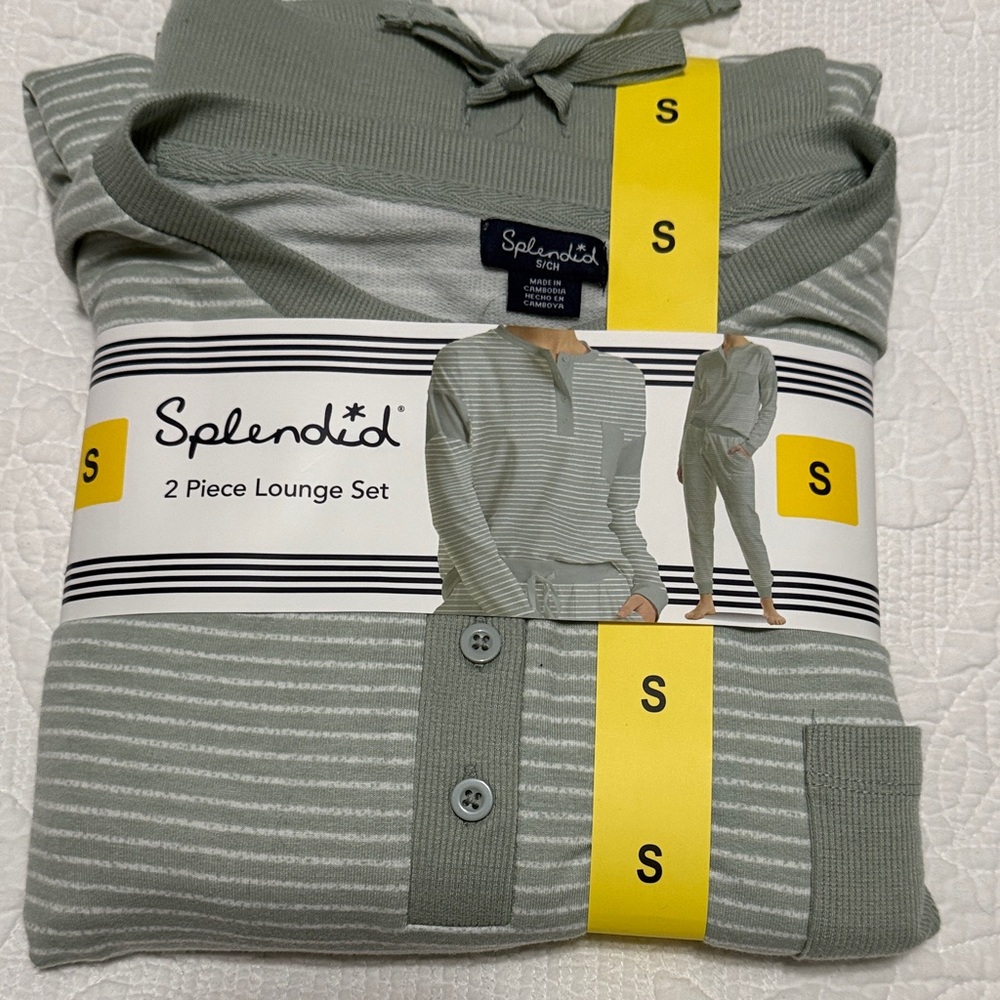 Splendid Sage Striped Lounge Set